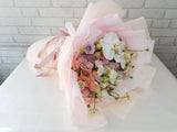 Champagne Rose Phalaenopsis Flower Bouquet - HB026