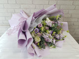 Exotic Rose & Matthiola Flower Bouquet - BQ896