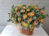 Exquisite Ranunculus Flower Basket - BT117