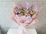 Garden-Style Rose Flower Bouquet - HB073