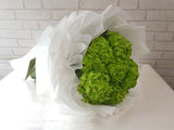 Green Hydrangeas Flower Bouquet - HB058