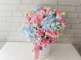 Hydrangeas & Roses Flower Box - BT121