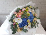 Luxurious Rose Hydrangea Flower Bouquet - HB078