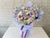 Purple Hydrangea & Rose Standing Bouquet - BT143
