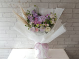 Purple Hydrangeas & Rose Flower Bouquet - BQ946