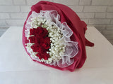 Romantic Baby Breath & Rose Flower Bouquet - BQ995