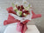 Romantic Rose & Eustomas Flower Bouquet - BQ969