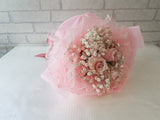 Rose & Baby Breath Flower Bouquet - BQ926