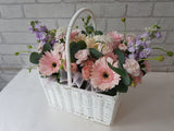 Soft Charm Gerbera Flower Basket - BT099