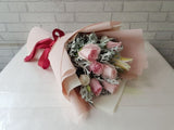 Sweet Lily & Rose Hand Bouquet - HB028