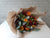 Vibrant Orange Red Rose Flower Bouquet - BQ959