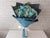 Blue Spray Rose Hand Bouquet - HB006
