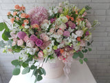 Blush Rose & Hydrangeas Flower Box - BT130