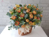 Exquisite Ranunculus Flower Basket - BT117