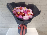 <b> (PRE-ORDER) </b> Fragrant  Peony Hand Bouquet - BQ956