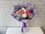Gerbera & Ping Pong Flower Bouquet - BQ933