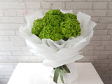 Green Hydrangeas Flower Bouquet - HB058