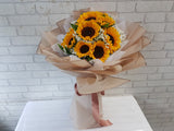 Joyful Sunflower Flower Bouquet - BQ902