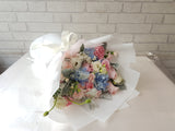 Pastel Carnation & Rose Flower Bouquet - HB048