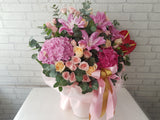 Pink Charm  Lily Standing Bouquet - BT135