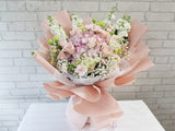 Pink Rose & Hydrangeas Flower Bouquet - BQ895