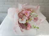 Pink Rose Perfection Flower Bouquet - HB084