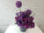 <b> PRE-ORDER</b> Purple Luxury Flower Pot - BT134