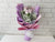 Purple Rose & Baby Breath Hand Bouquet - HB024