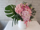 Sweet Pink Rose Flower Box - BT139