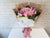 <b> (PRE-ORDER) </b>Sweet Tulip & Hydrangeas Hand Bouquet - BQ889