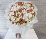 Cappuccino Rose & Phalaenopsis Mix - BK200