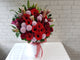 Red Rose & Pink Lily Flower Box - MD531