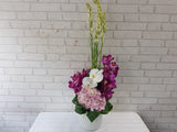 Graceful Hydrangeas & Orchid Mix Vase - VS126