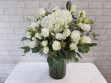 Minimalist Rose & Hydrangeas Vase - VS123