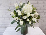 Minimalist Rose & Hydrangeas Vase - VS123