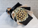 Baby Breath & Chocolate Hand Bouquet - BQ832