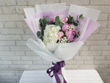 <b> (PRE-ORDER) </b>Peony & Hydrangeas Hand Bouquet - BQ839