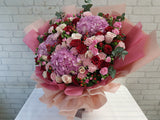 Supreme Hydrangeas & Rose Flower Mix - BK174
