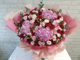 Supreme Hydrangeas & Rose Flower Mix - BK174