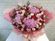 pureseed bk174 +  Hydrangeas, 40 Roses, 20 Carnation, Carnation Spray, Red Berries and Eucalyptus Leaves + table arrangement
