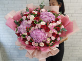 Supreme Hydrangeas & Rose Flower Mix - BK174