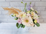 Cheerful Gerbera & Eustomas Vase - VS124