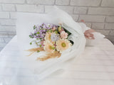 Pastel Gerbera & Matthiola Hand Bouquet - BQ836