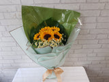 Sunflower & Chamomile Hand Bouquet - BQ831