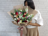 Cappuccino Roses Mix Hand Bouquet - BQ840