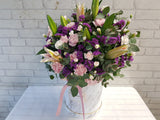 Lily & Carnation Flower Box - BK170