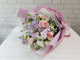 Lilac Hydrangeas & Rose Mix Hand Bouquet - BQ834