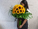 Glorious Sunflower Tall Vase - VS127