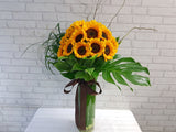 Glorious Sunflower Tall Vase - VS127