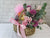 Pink Rose Fruit Basket Mother's Day- MD504